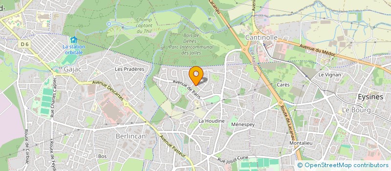 localisation de l'entreprise MAT DSP à LE HAILLAN