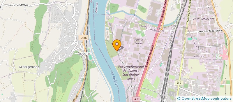 localisation de l'entreprise MAT ECO LOGIS  PORTES-LES-VALENCE