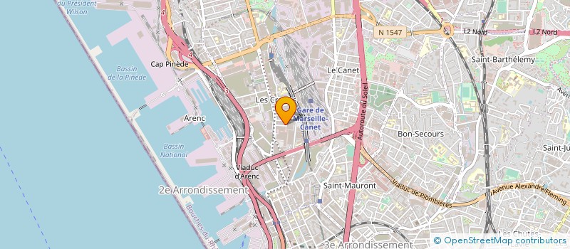localisation de l'entreprise MAT ELEC à MARSEILLE