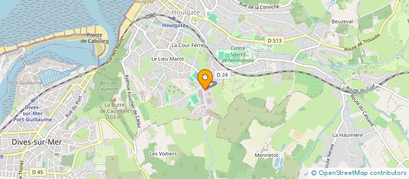 localisation de l'entreprise MAT'ELEC à HOULGATE