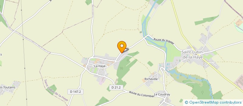 localisation de l'entreprise MAT'ELEC à SAINT-LUBIN-DE-LA-HAYE