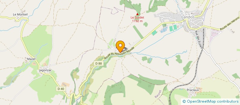 localisation de l'entreprise MAT'ELECTRO SERVICES  LANDOS