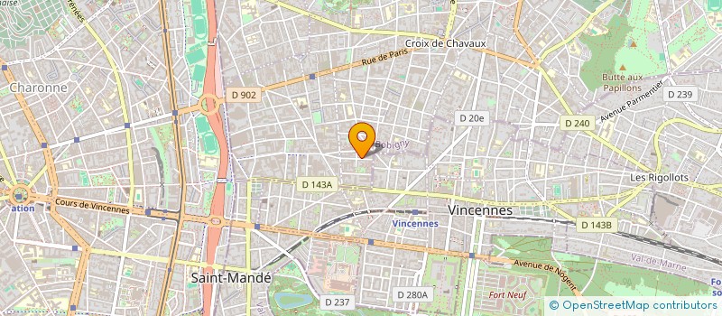 localisation de l'entreprise MAT'EOLE CHR à MONTREUIL