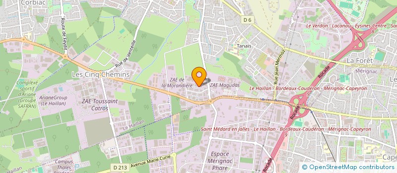 localisation de l'entreprise MAT EQUIP à LE HAILLAN