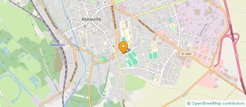 localisation de l'entreprise MAT EQUIPEMENT à ABBEVILLE