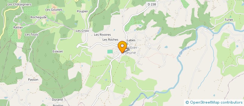 localisation de l'entreprise MAT ET ELO à COLOMBIER-LE-JEUNE