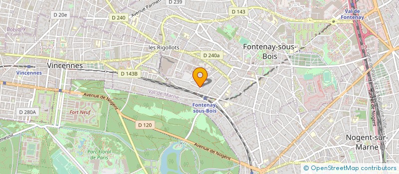 localisation de l'entreprise MAT ETANCHE à FONTENAY-SOUS-BOIS