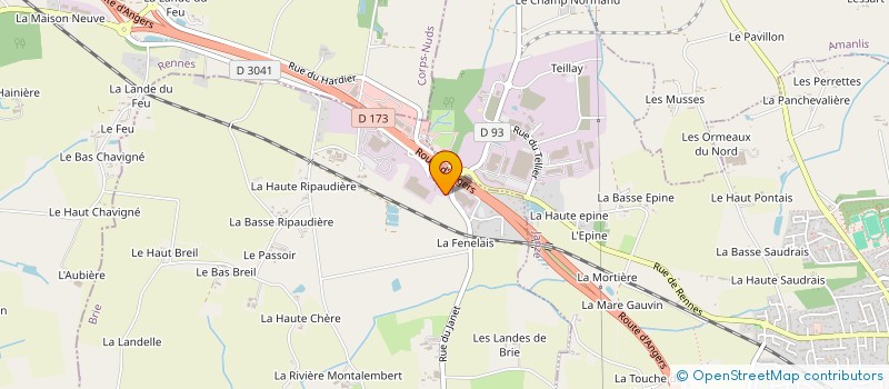 localisation de l'entreprise MAT GES  BRIE