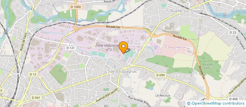 localisation de l'entreprise MAT-HOTEL 16 à L'ISLE-D'ESPAGNAC