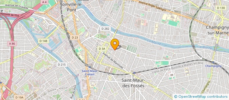 localisation de l'entreprise MAT'IMMO à SAINT-MAUR-DES-FOSSES