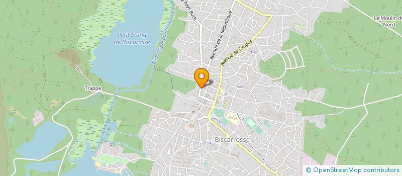 localisation de l'entreprise MAT'IMMO  BISCARROSSE