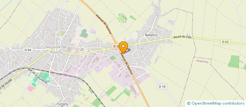 localisation de l'entreprise MAT IMMOBILIER  NEUVILLE-DE-POITOU