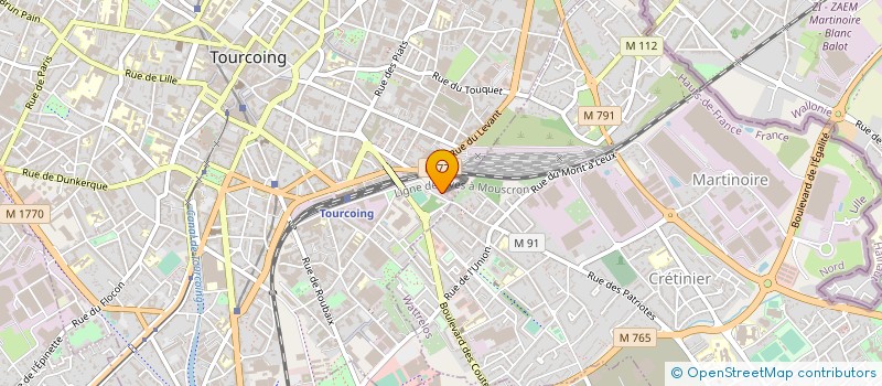 localisation de l'entreprise MAT-INDUS à TOURCOING