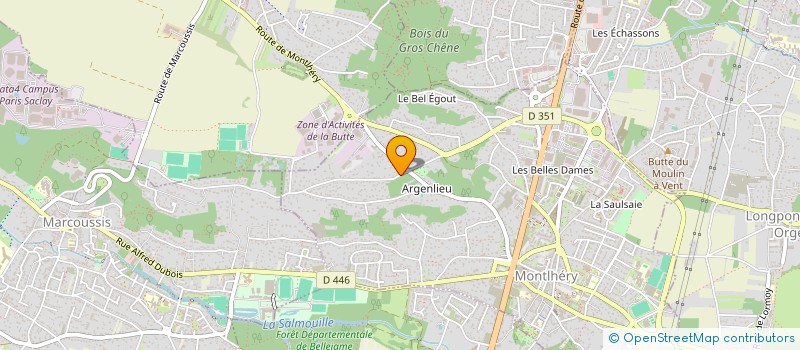 localisation de l'entreprise MAT INGENIERIE DIFFUSION à MONTLHERY