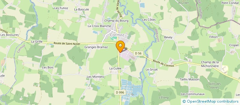 localisation de l'entreprise MAT&JOHN BAKERY'S à CORMOZ