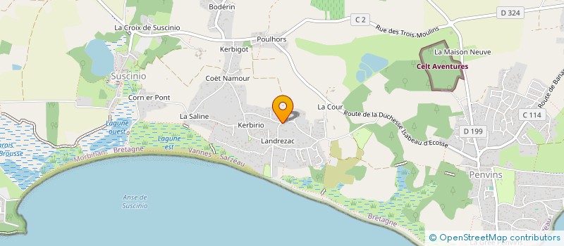 localisation de l'entreprise MAT LO à SARZEAU