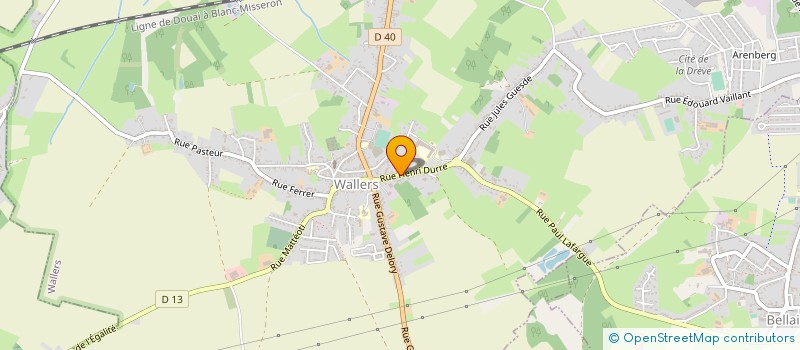 localisation de l'entreprise MAT-LOC  BELLAING