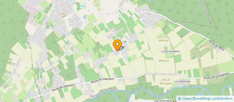 localisation de l'entreprise MAT-LOC  MONT-PRES-CHAMBORD