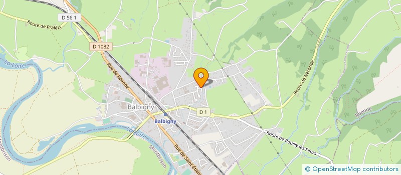 localisation de l'entreprise MAT MACONNERIE à BALBIGNY