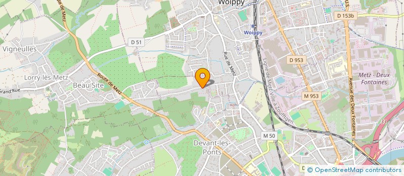 localisation de l'entreprise MAT&MAR  LORRY-LES-METZ