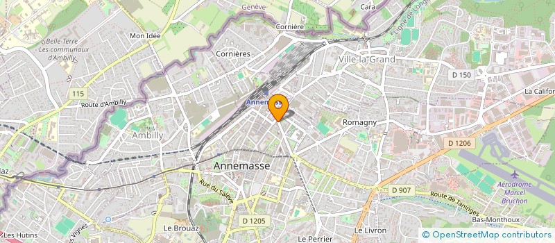 localisation de l'entreprise MAT MED ASJ à ANNEMASSE