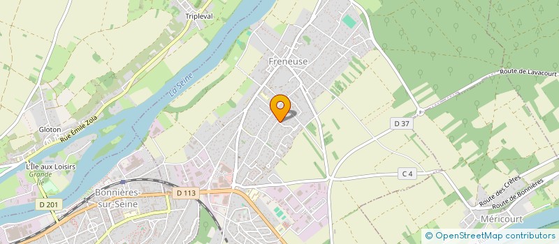 localisation de l'entreprise MAT MEDIC OUEST  FRENEUSE