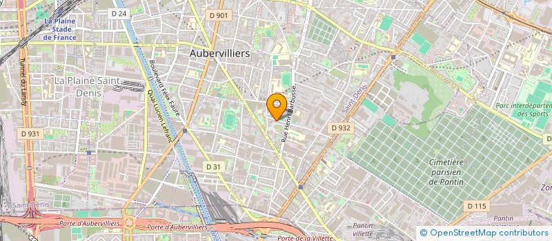 localisation de l'entreprise MAT NAT  AUBERVILLIERS