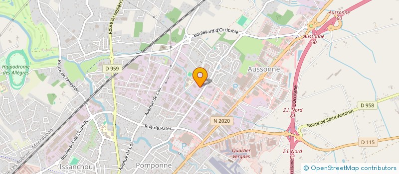 localisation de l'entreprise MAT NO FAT à MONTAUBAN