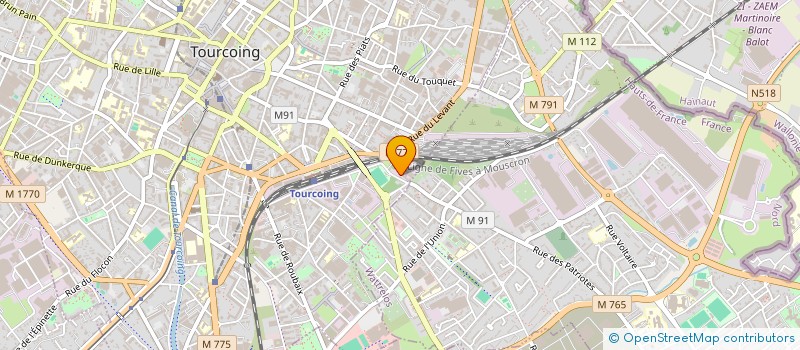 localisation de l'entreprise MAT-NORD à TOURCOING