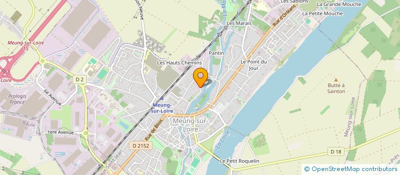 localisation de l'entreprise MAT-OCCAZ à MEUNG-SUR-LOIRE