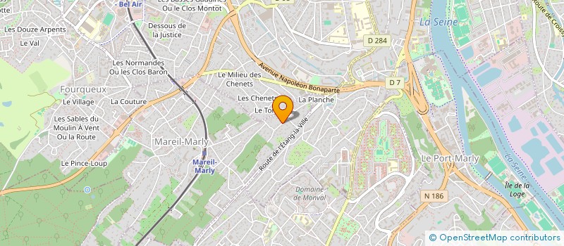 localisation de l'entreprise MAT PATRIMOINE à MAREIL-MARLY