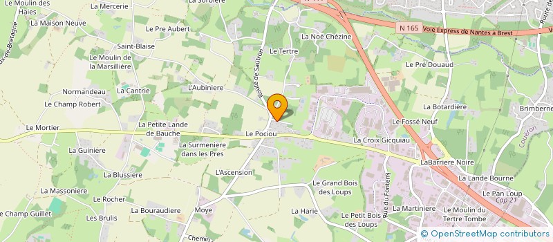 localisation de l'entreprise MAT PILOTE INC à COUERON