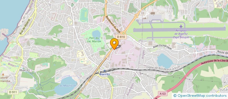localisation de l'entreprise MAT'S GMS à BIARRITZ