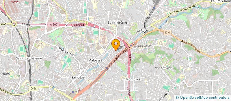 localisation de l'entreprise MAT SAS  MARSEILLE