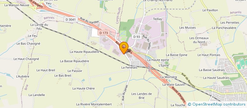 localisation de l'entreprise MAT SERVICE OUEST à BRIE