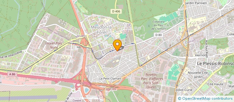 localisation de l'entreprise MAT SERVICES à CLAMART