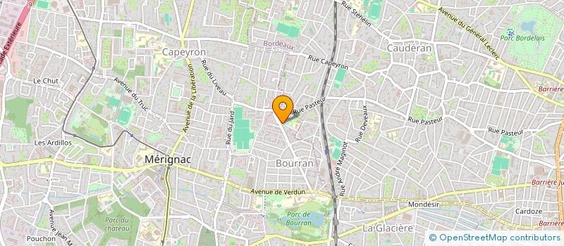 localisation de l'entreprise MAT TRANSPORTS  MERIGNAC