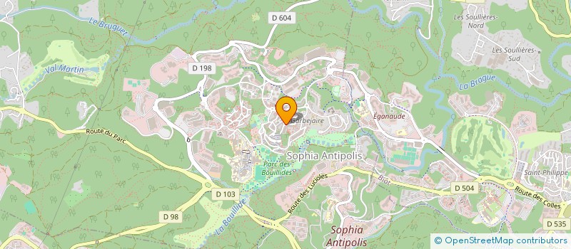 localisation de l'entreprise MAT XPER à VALBONNE