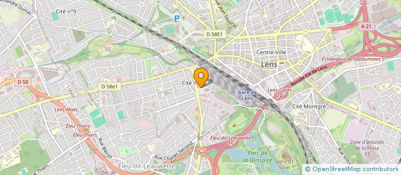 localisation de l'entreprise MAT & YOU  LENS