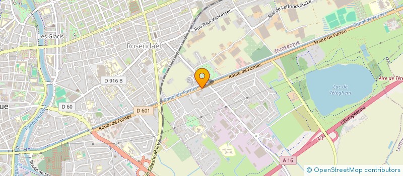 localisation de l'entreprise MAT03  TETEGHEM-COUDEKERQUE-VILLAGE