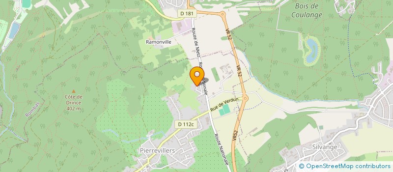 localisation de l'entreprise MATA  PIERREVILLERS