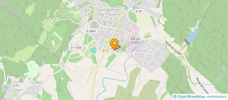 localisation de l'entreprise MATA  SAINT-MATHIEU-DE-TREVIERS