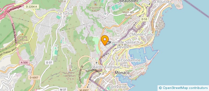 localisation de l'entreprise MATA à NICE