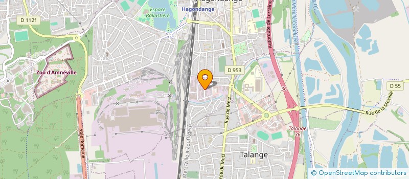 localisation de l'entreprise MATABI à HAGONDANGE
