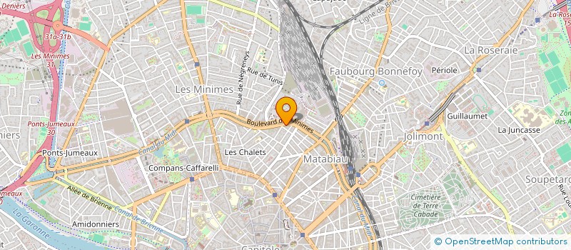 localisation de l'entreprise MATABIAU AZZOPARDI GIRARDEAU  TOULOUSE