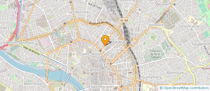 localisation de l'entreprise MATABIAU COIFFURE à TOULOUSE
