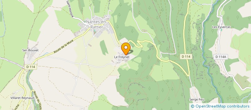 localisation de l'entreprise MATACENA  NANTES-EN-RATIER