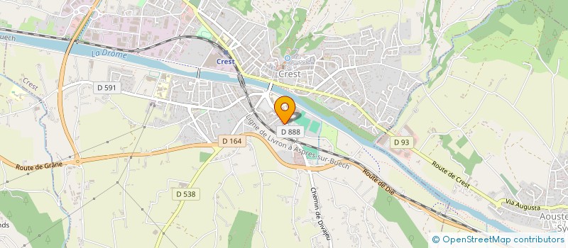 localisation de l'entreprise MATAD  CREST