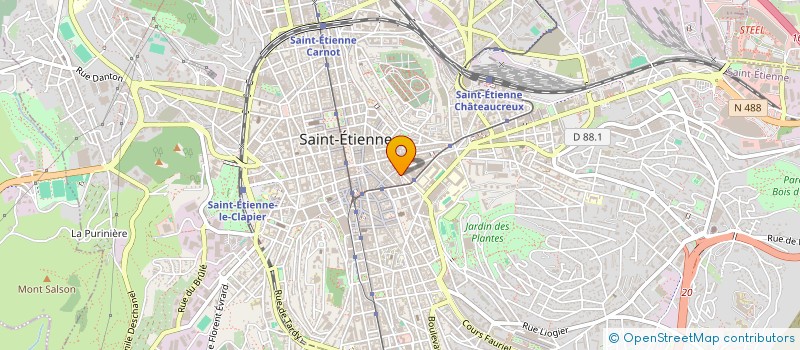 localisation de l'entreprise MATADJIA à SAINT-ETIENNE