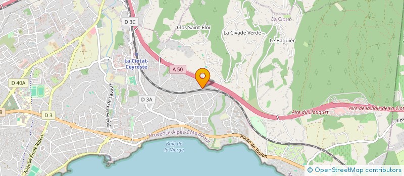 localisation de l'entreprise MATAEL  LA CIOTAT